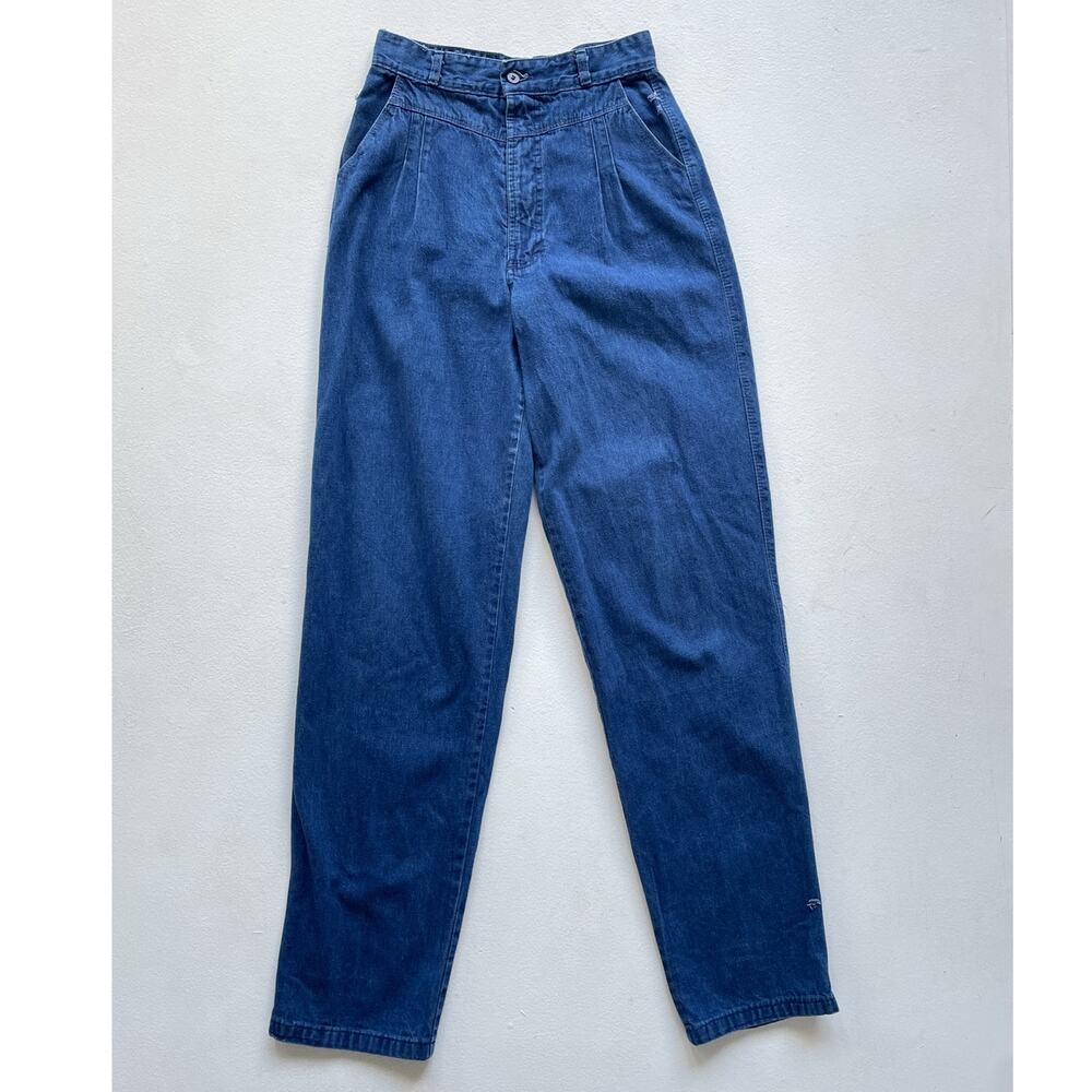 Vtg 80’s ROCKY MOUNTAIN Blue Denim High Rise Western Jeans / Sz S / Bareback